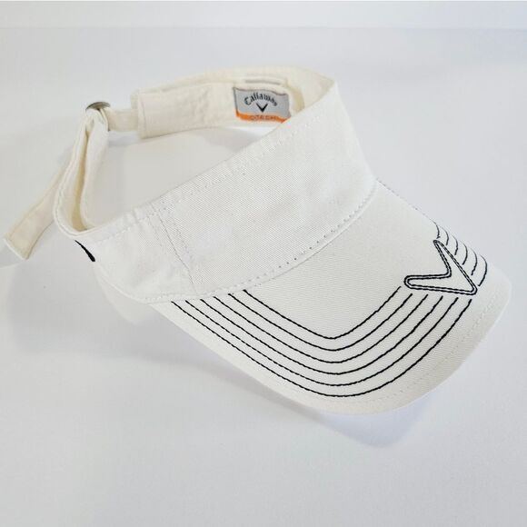 Callaway Golf C-Tech Performance Adjustable UV Protection Embroidered Visor Hat - Picture 1 of 7